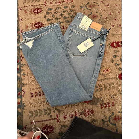 NWT Citizen of Humanity Blue Emannuelle mid Rise slim Boot Cut Jeans Size 32 - Picture 6 of 9